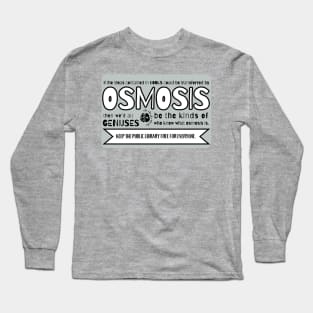 Books by Osmosis (blue period) Long Sleeve T-Shirt